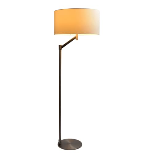 Serene Brushed Nickel Floor Lamp - From Where Finds - 