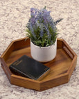 Set of 3 Octagon Serving Trays - From Where - 