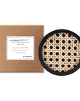 Set of 4 Unique Wooden Rattan Coasters - From Where - 