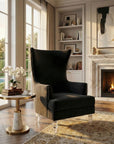Geode Modern Wingback Chair