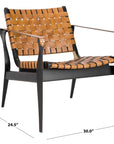 Dilan Leather Safari Chair