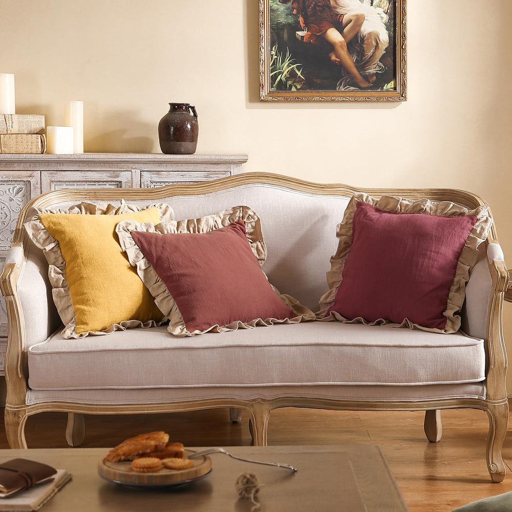 Shabby Chic Throw Pillow Covers (Set of 2) - From Where - 