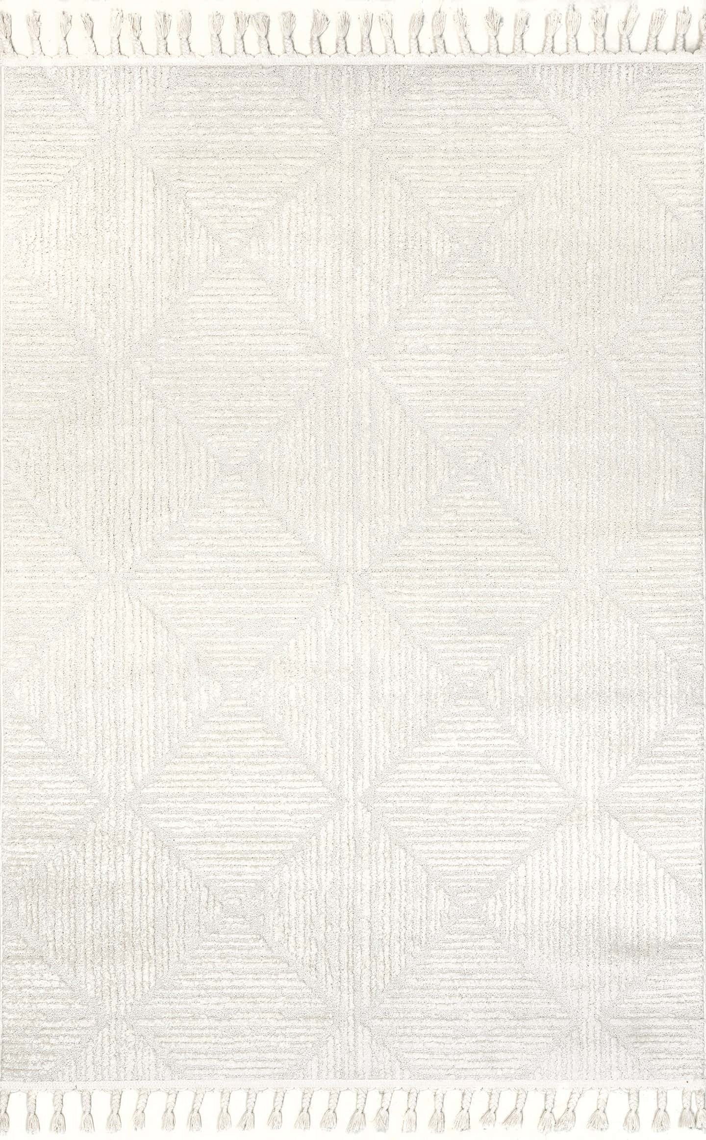 Shafali Tiled Trellis Rug - From Where Finds - 