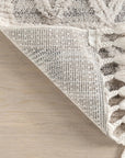 Shaggy Lattice Tassel Rug - From Where Finds - 
