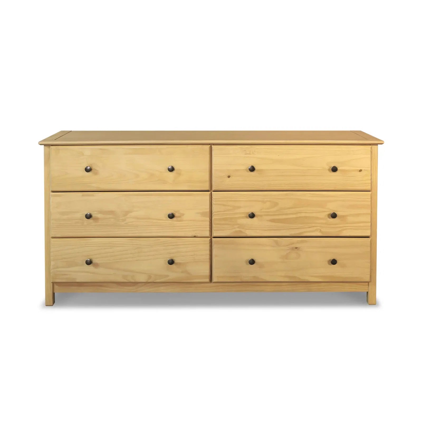 Shaker Solid Wood 6 Drawer Dresser - From Where - 