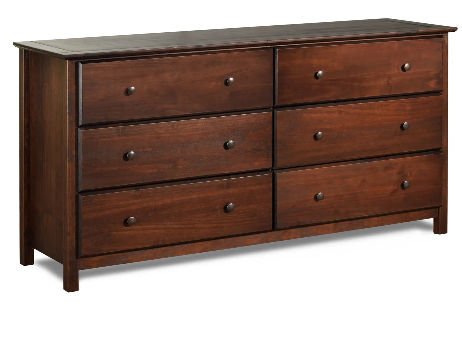 Shaker Solid Wood 6 Drawer Dresser - From Where - 