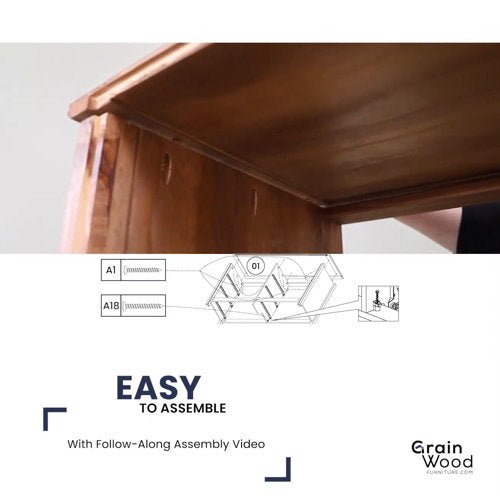 Shaker Solid Wood 6 Drawer Dresser - From Where - 