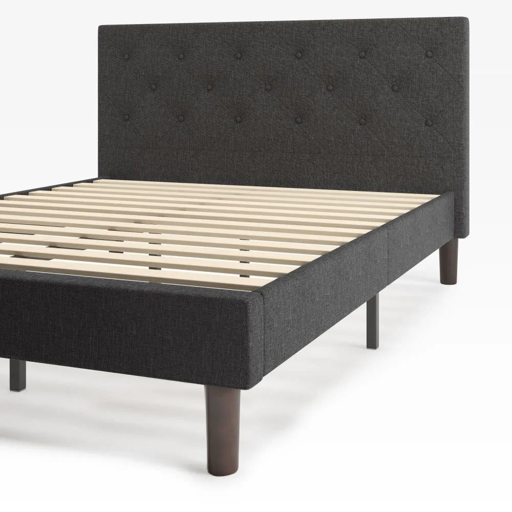 Shalini Upholstered Platform Bed Frame - From Where Finds - 