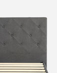Shalini Upholstered Platform Bed Frame with USB Ports - From Where Finds - 