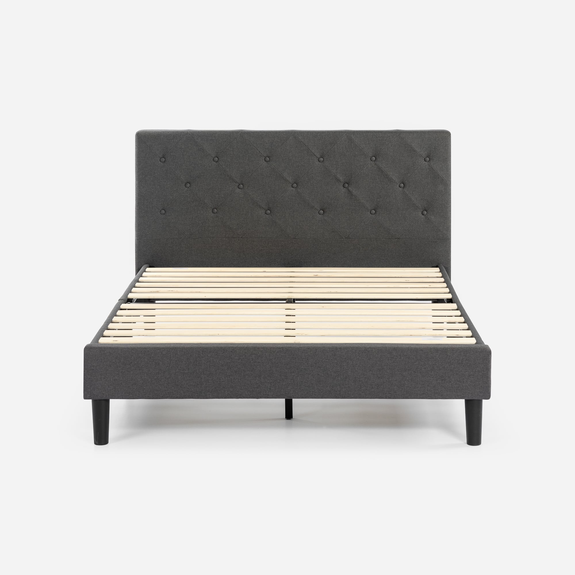 Shalini Upholstered Platform Bed Frame with USB Ports - From Where Finds - 