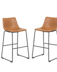 Shantel Upholstered Bar Stool (Set of 2) - From Where - 