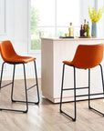 Shantel Upholstered Bar Stool (Set of 2) - From Where - 