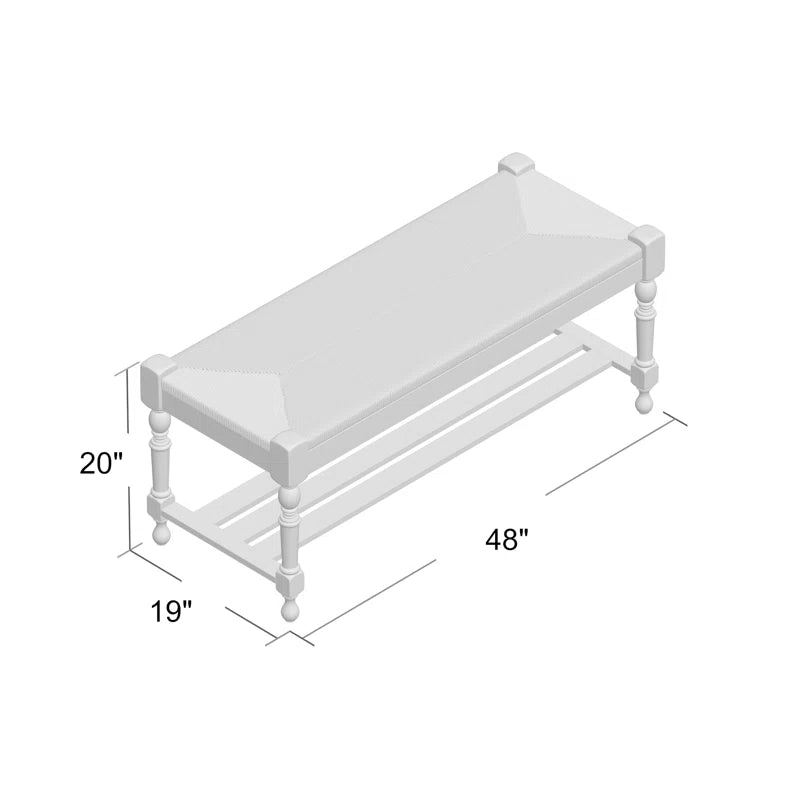 Shaylee Solid Wood Storage Bench - From Where - 