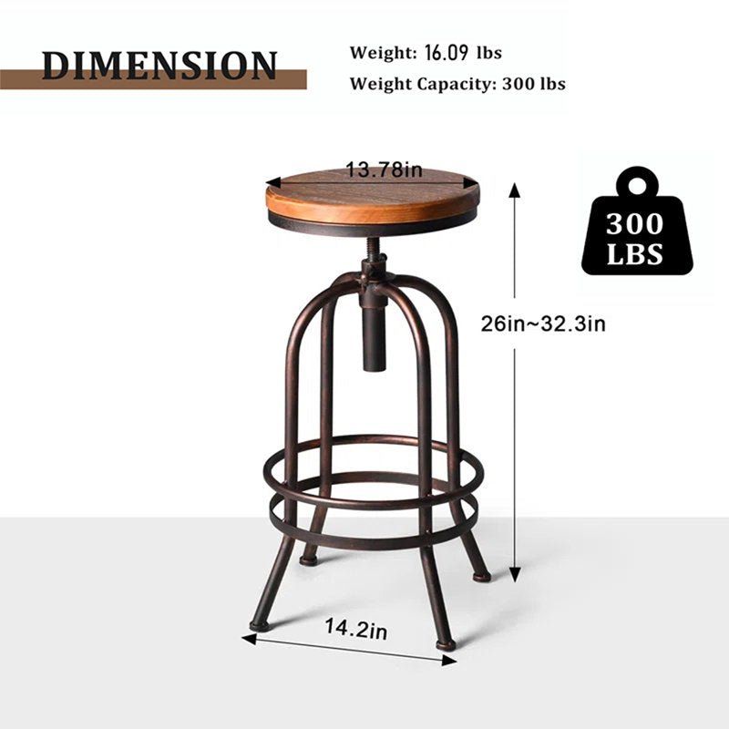 Shaylee Swivel Stool (Set of 4) - From Where - 