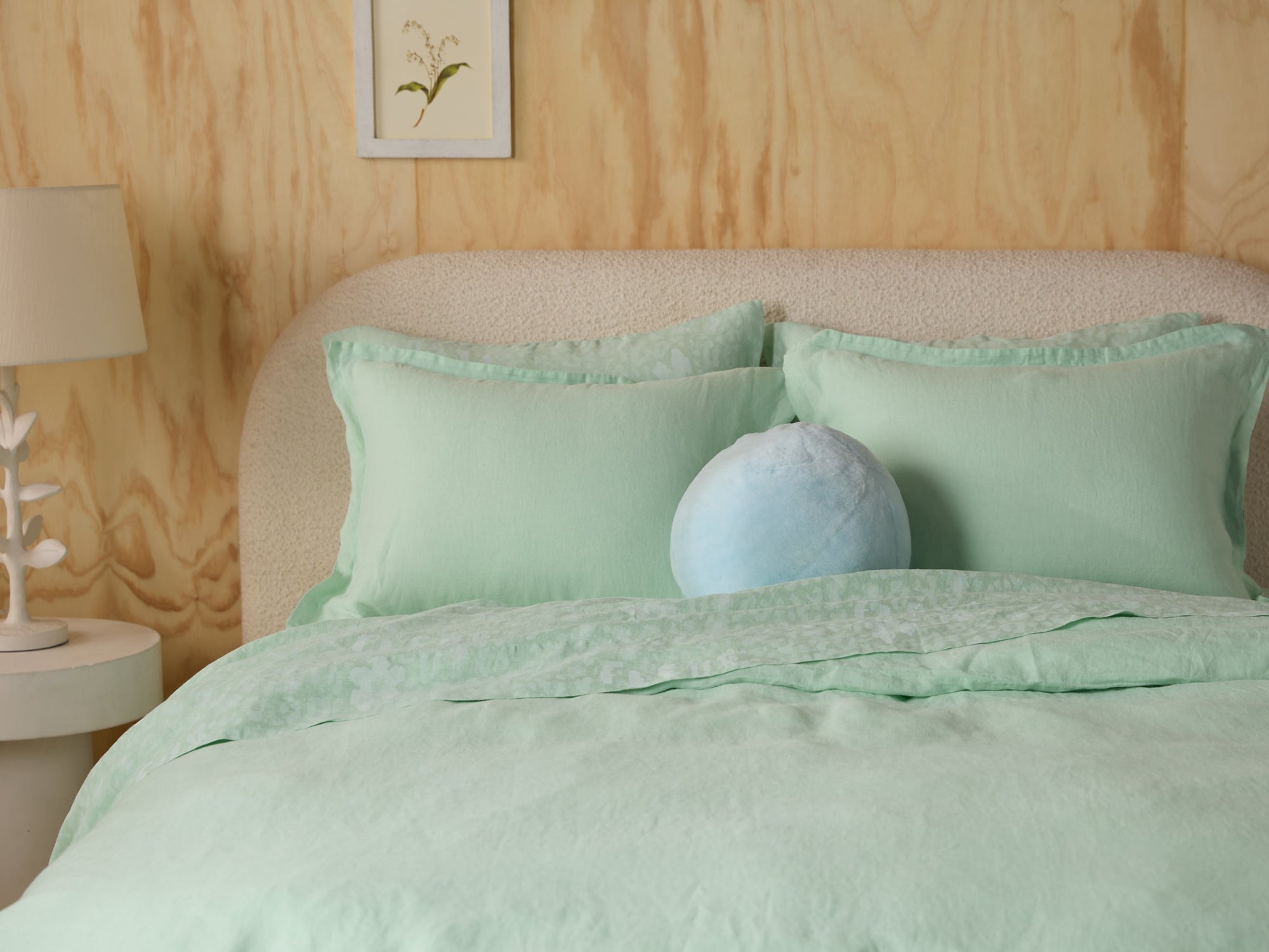 Shearling Sphere Pillow - From Where - 