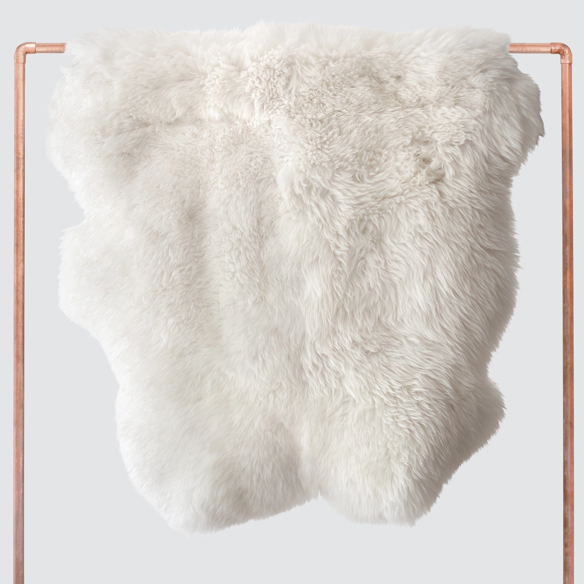 Sheepskin Accent Rug - White - From Where - 