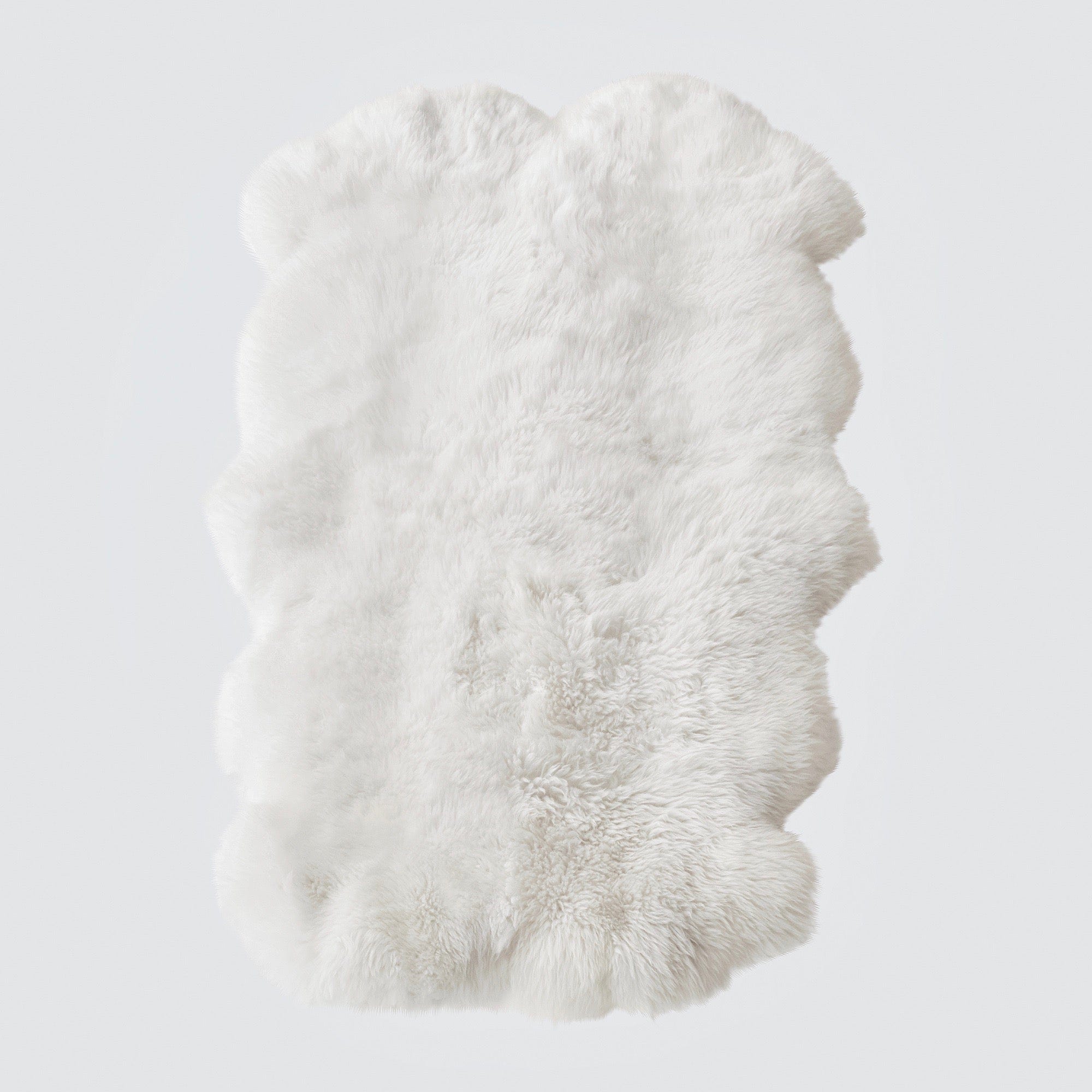 Sheepskin Accent Rug - White - From Where - 