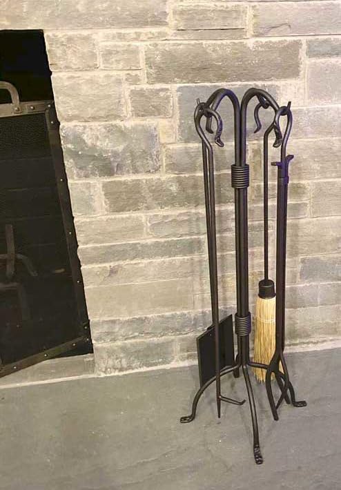 Shepherd's Crook Fireplace Tool Set - From Where - 