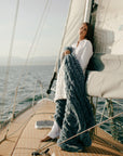 Shoreline Two - Tone Blanket - From Where Finds -