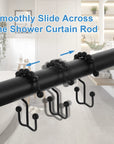Shower Curtain Hooks Rings Set of 12 - From Where - 