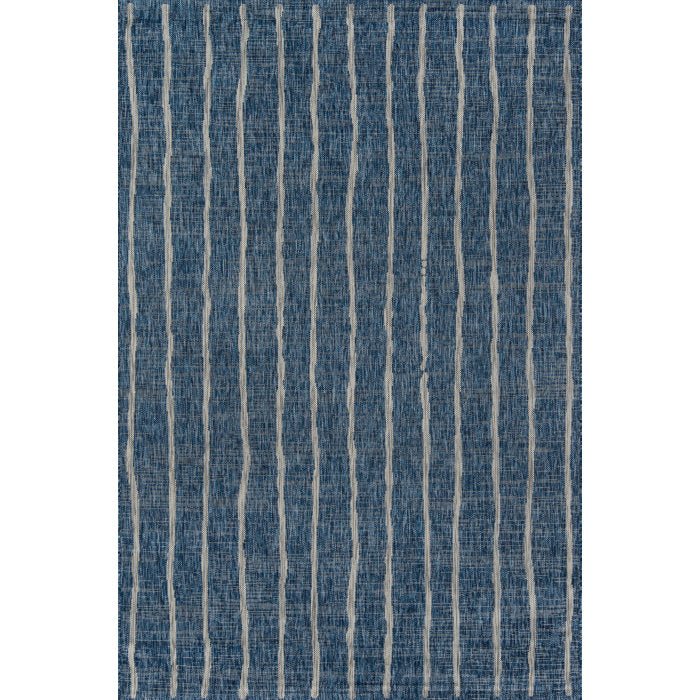 Sicily Geometric Blue Area Rug - From Where - 