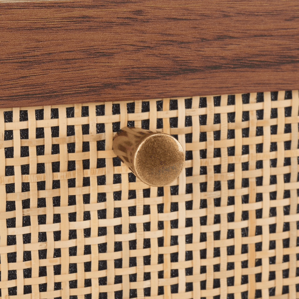 Silvanna Rattan Nightstand - From Where Finds - 