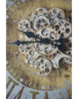 Silver & Gold Antique Style Wall Clock - From Where - 