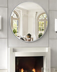 Silver Round Mirror - From Where - 