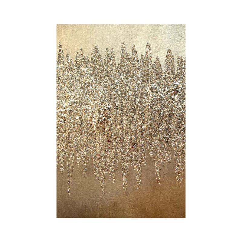 Silver Shimmer Wrapped Canvas Print - From Where - 
