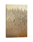 Silver Shimmer Wrapped Canvas Print - From Where - 