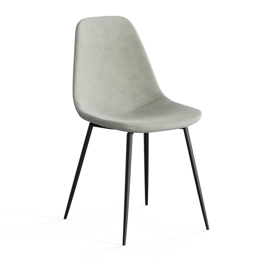 Silver Velvet Side Chairs (Set of 2) - From Where - 