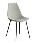 Silver Velvet Side Chairs (Set of 2) - From Where - 