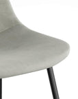 Silver Velvet Side Chairs (Set of 2) - From Where - 