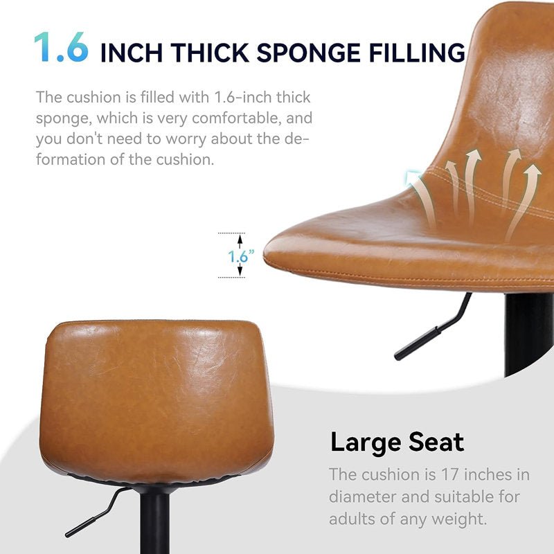 Simple Bar Stool Set of 2 - From Where - 