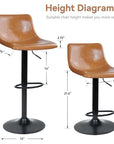 Simple Bar Stool Set of 2 - From Where - 