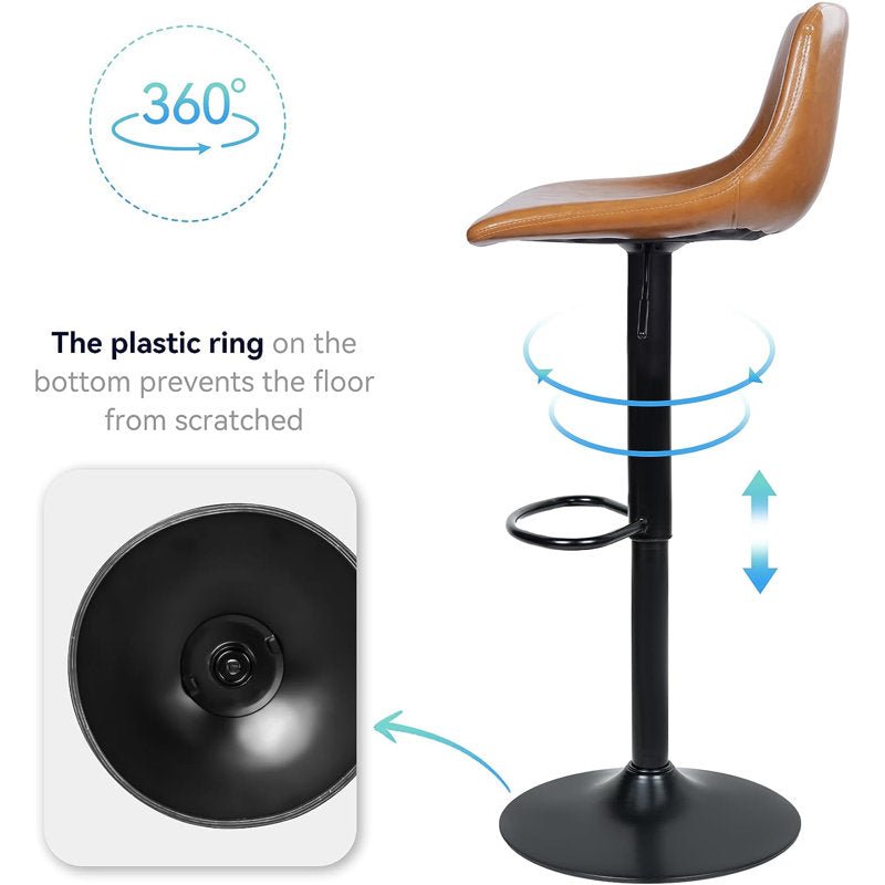 Simple Bar Stool Set of 2 - From Where - 