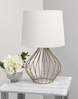 Simple Designs Copper Table Lamp - From Where - 