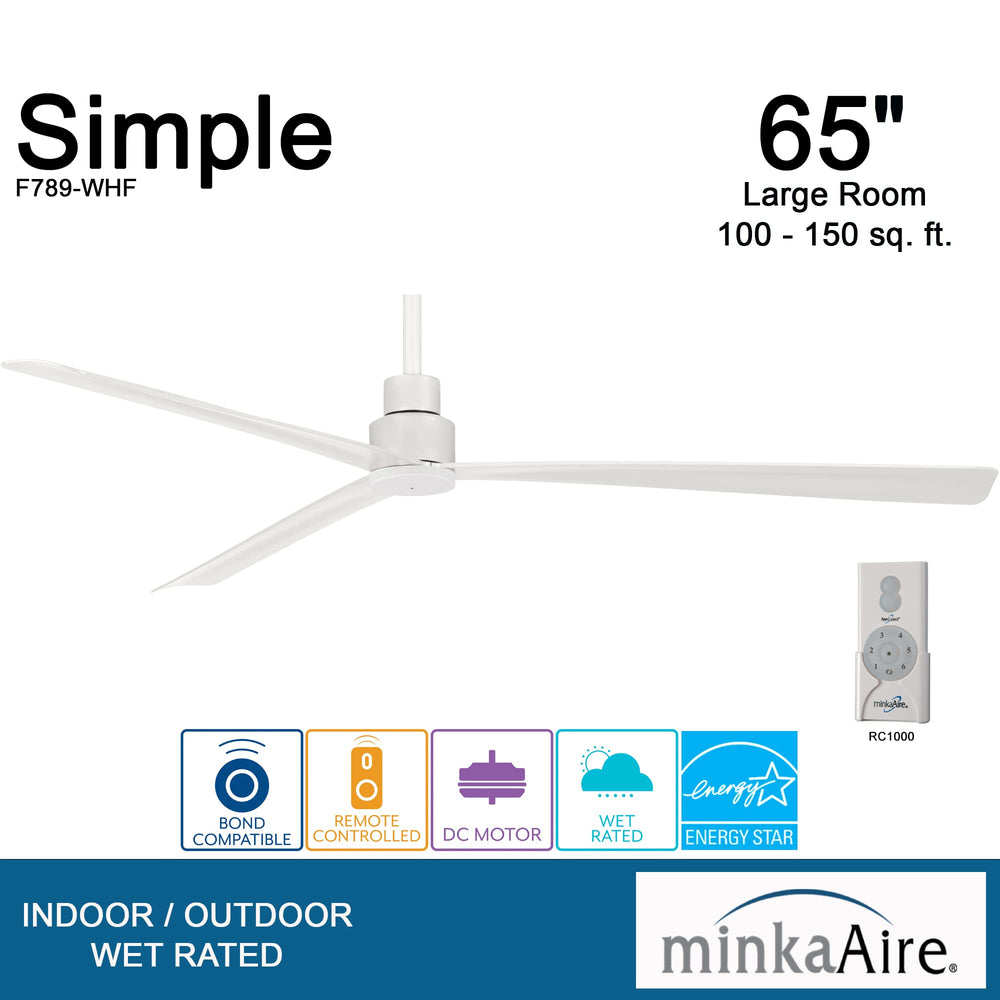 Simple XL Outdoor Ceiling Fan - From Where - 