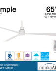 Simple XL Outdoor Ceiling Fan - From Where - 