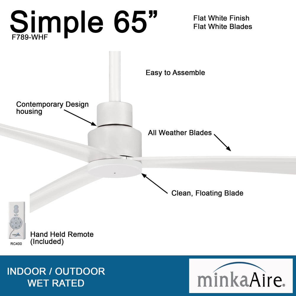 Simple XL Outdoor Ceiling Fan - From Where - 