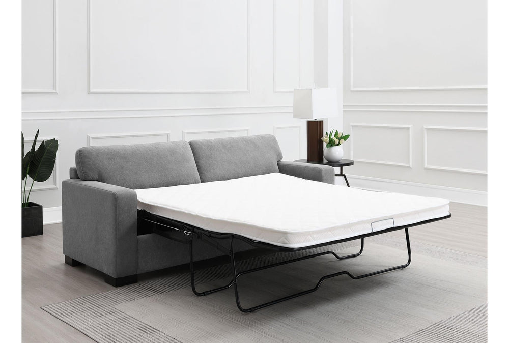 Simpson Grey Sleeper Sofa - From Where - 