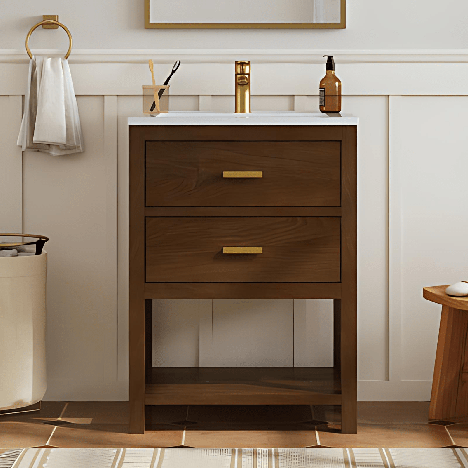 Single Sink Bathroom Vanity - From Where - 