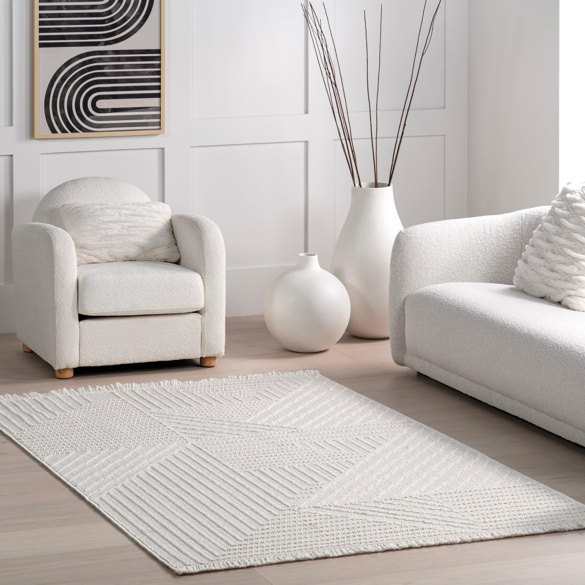Sisile Zen Garden Tasseled Rug - From Where Finds - 