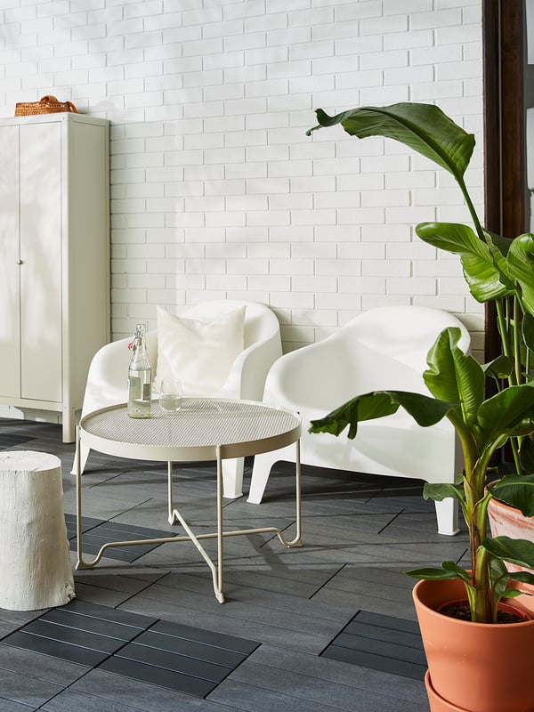 SKARPÖ Armchair Ooutdoor White - From Where - 