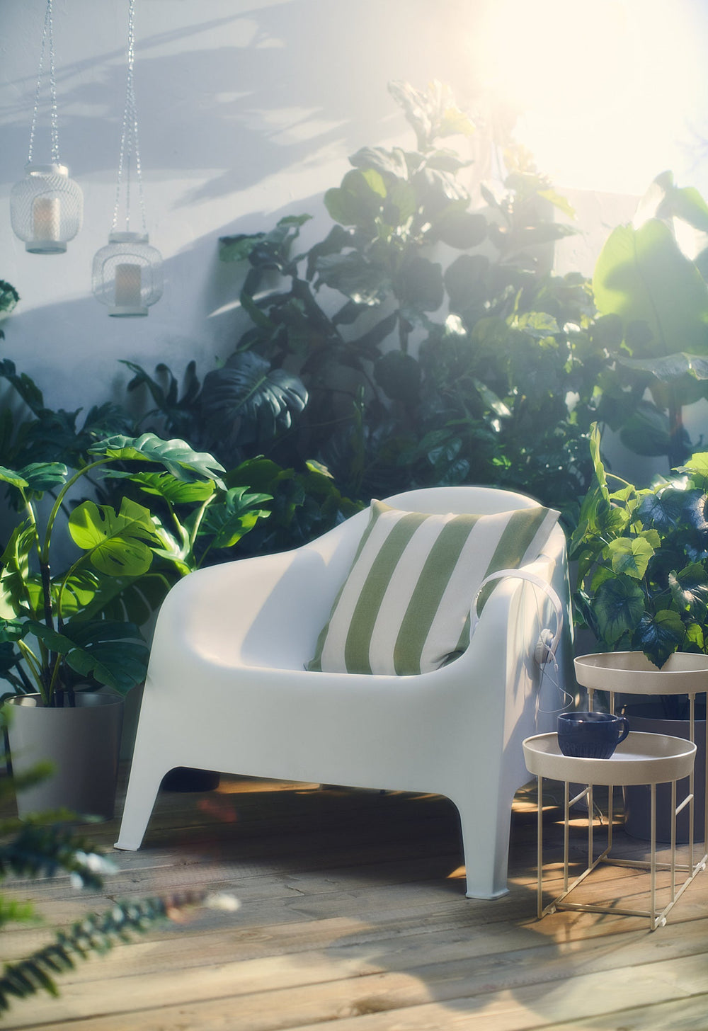SKARPÖ Armchair Ooutdoor White - From Where - 