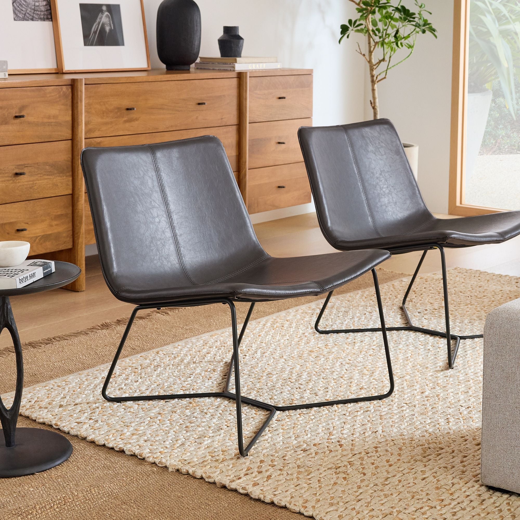 Slope Leather Lounge Chair | From Where