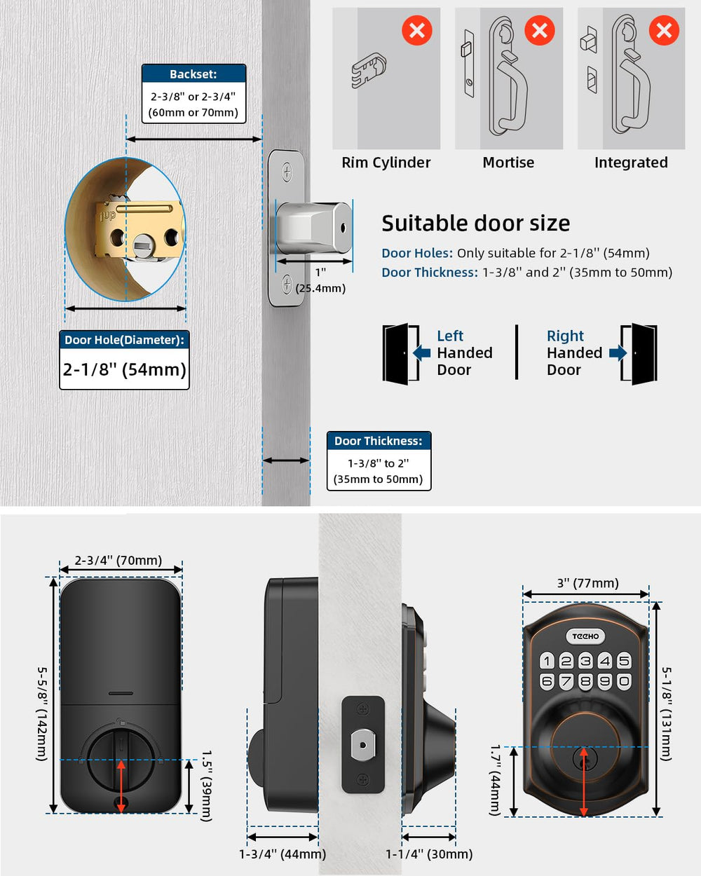 Smart Deadbolt Lock with Keypad - From Where - 