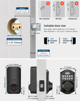 Smart Deadbolt Lock with Keypad - From Where - 
