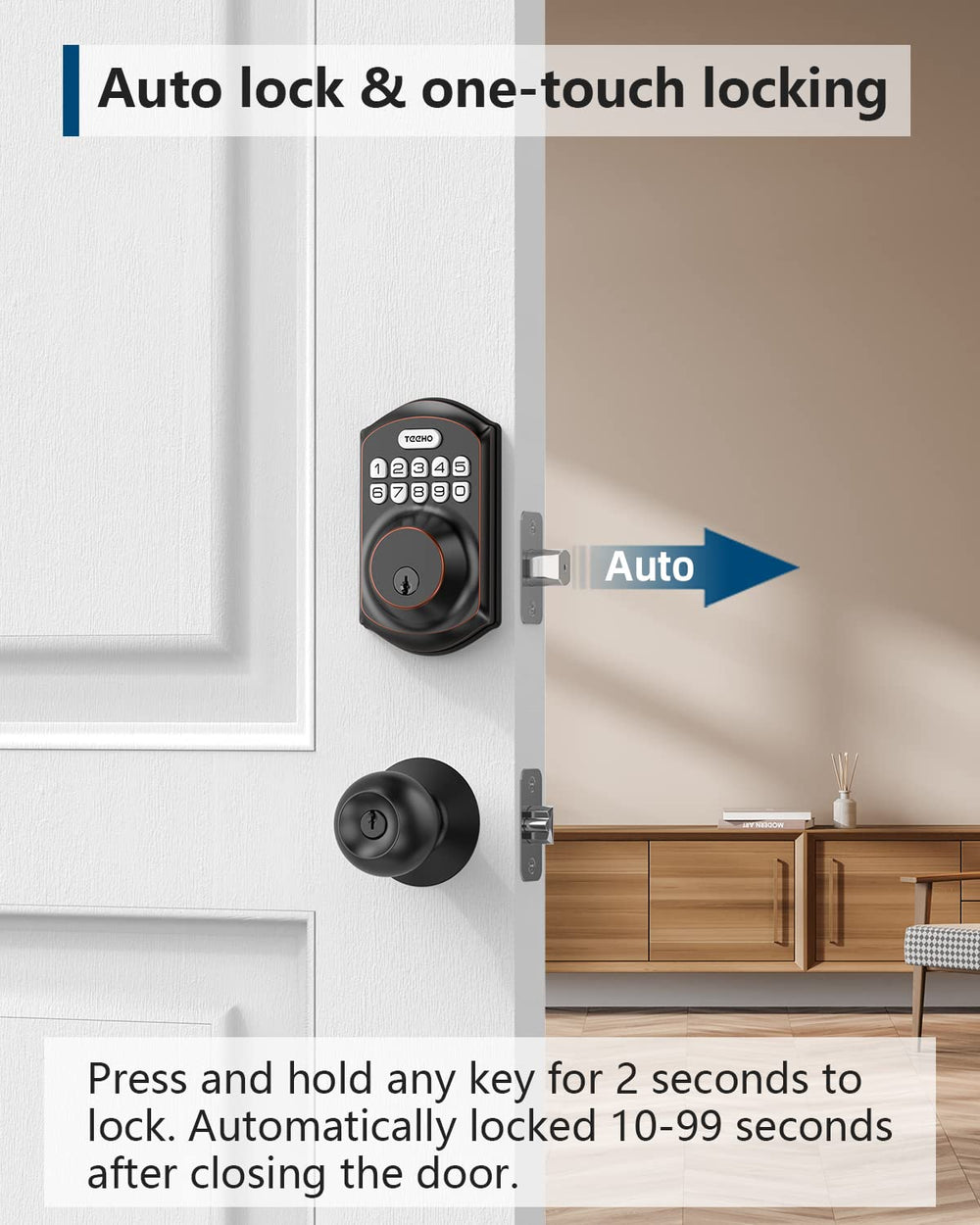 Smart Deadbolt Lock with Keypad - From Where - 