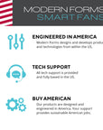 Smart Indoor and Outdoor 3 - Blade Ceiling Fan - From Where - 